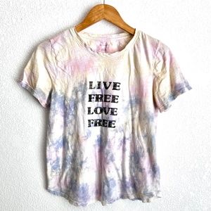 Anthropologie Tie Dye Short Sleeve Tee - Very Good Condition!